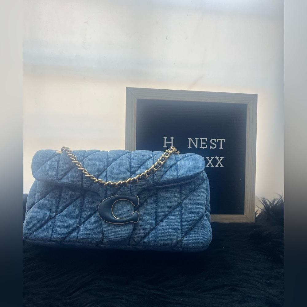 Coach denim tabby 26’